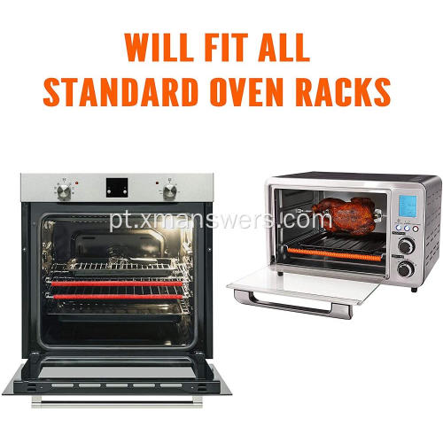 Escudos protetores de borda de rack de forno de silicone resistentes ao calor